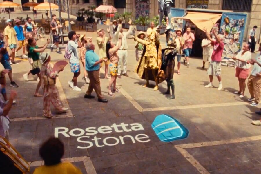 <span>Rosetta Stone Television Commercial</span><i>→</i>